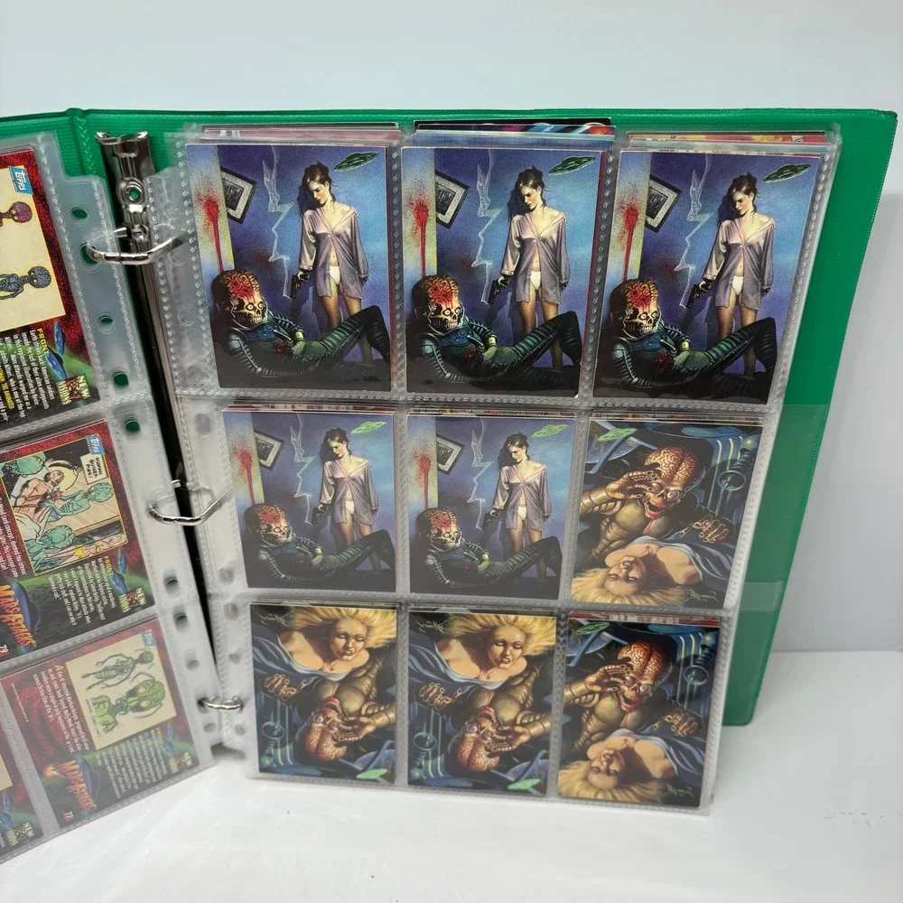 1994 Sci-Fi Horror Topps Mars Attacks Trading Card Lot 180+ Cards & Box Multi